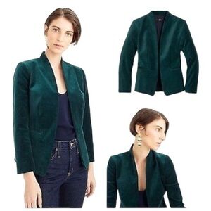 J. Crew Going Out Blazer in Dark Green